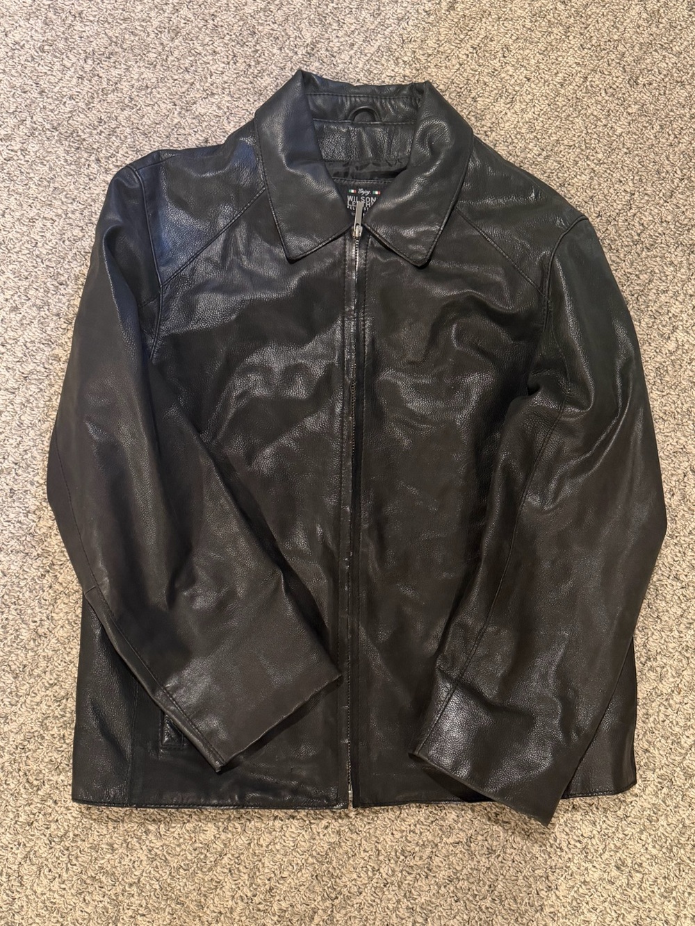 Wilsons Leather Men's Black Jacket